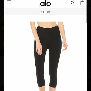 ALO YOGA high waist airbrush Capri size XS